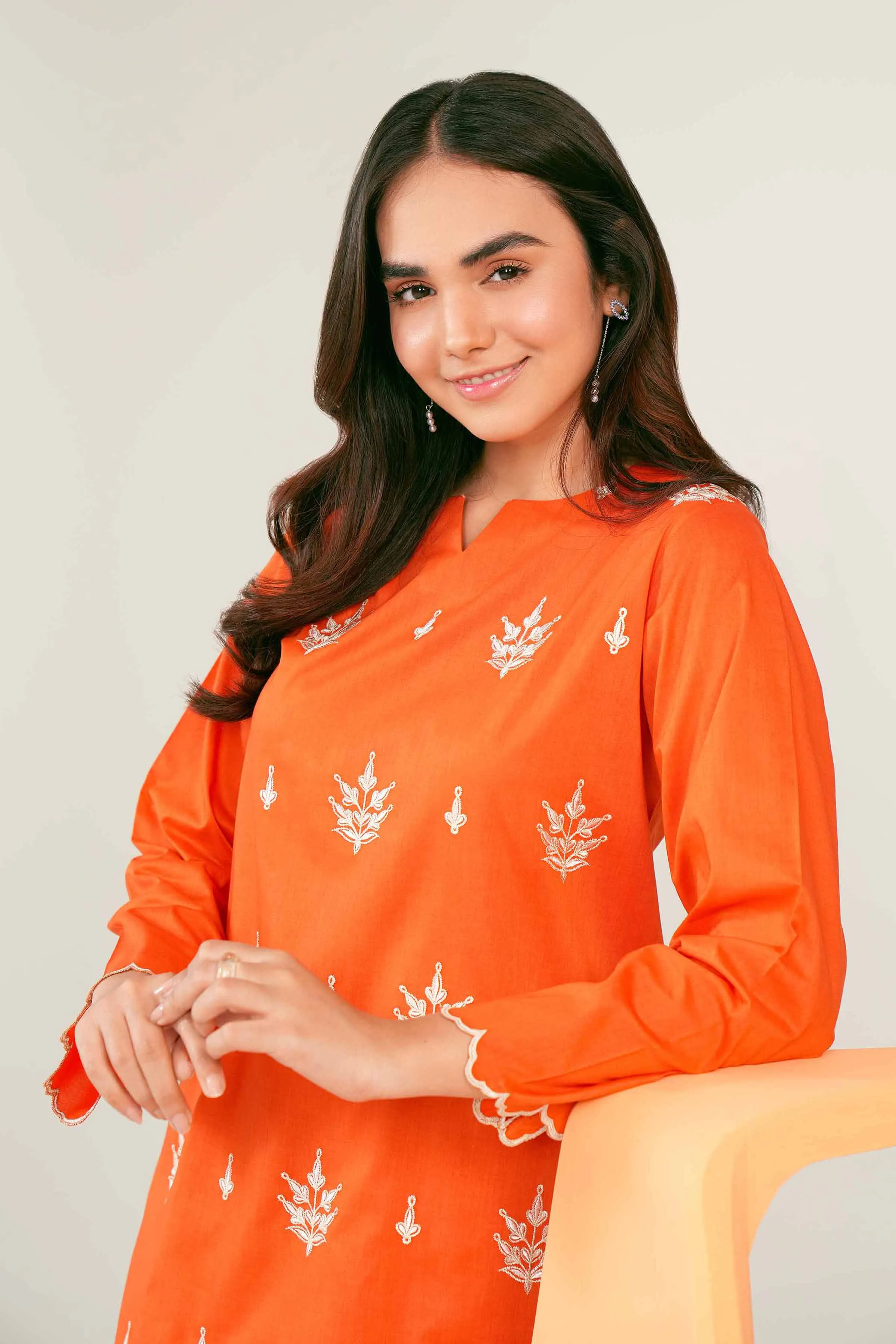 2 Piece - Embroidered Suit - PE24-60