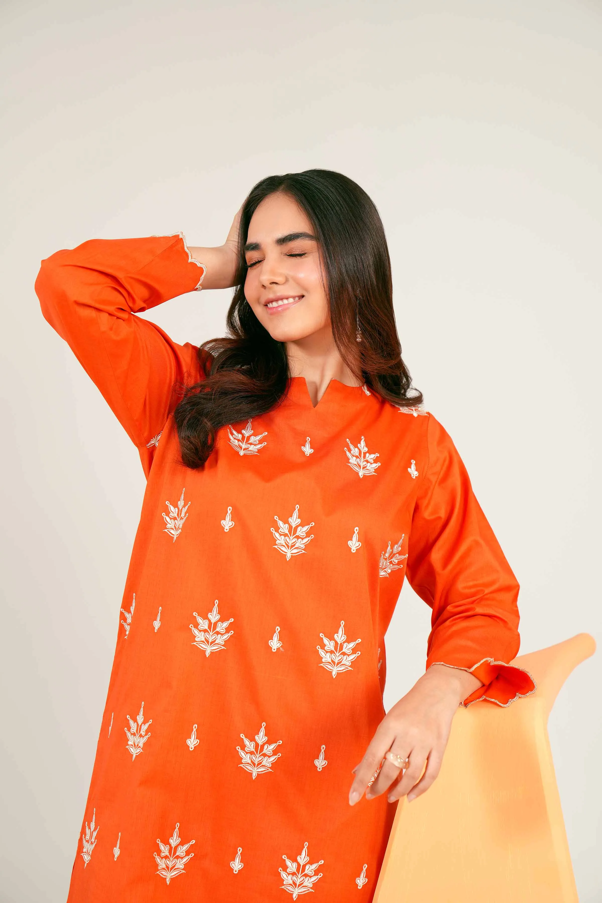 2 Piece - Embroidered Suit - PE24-60