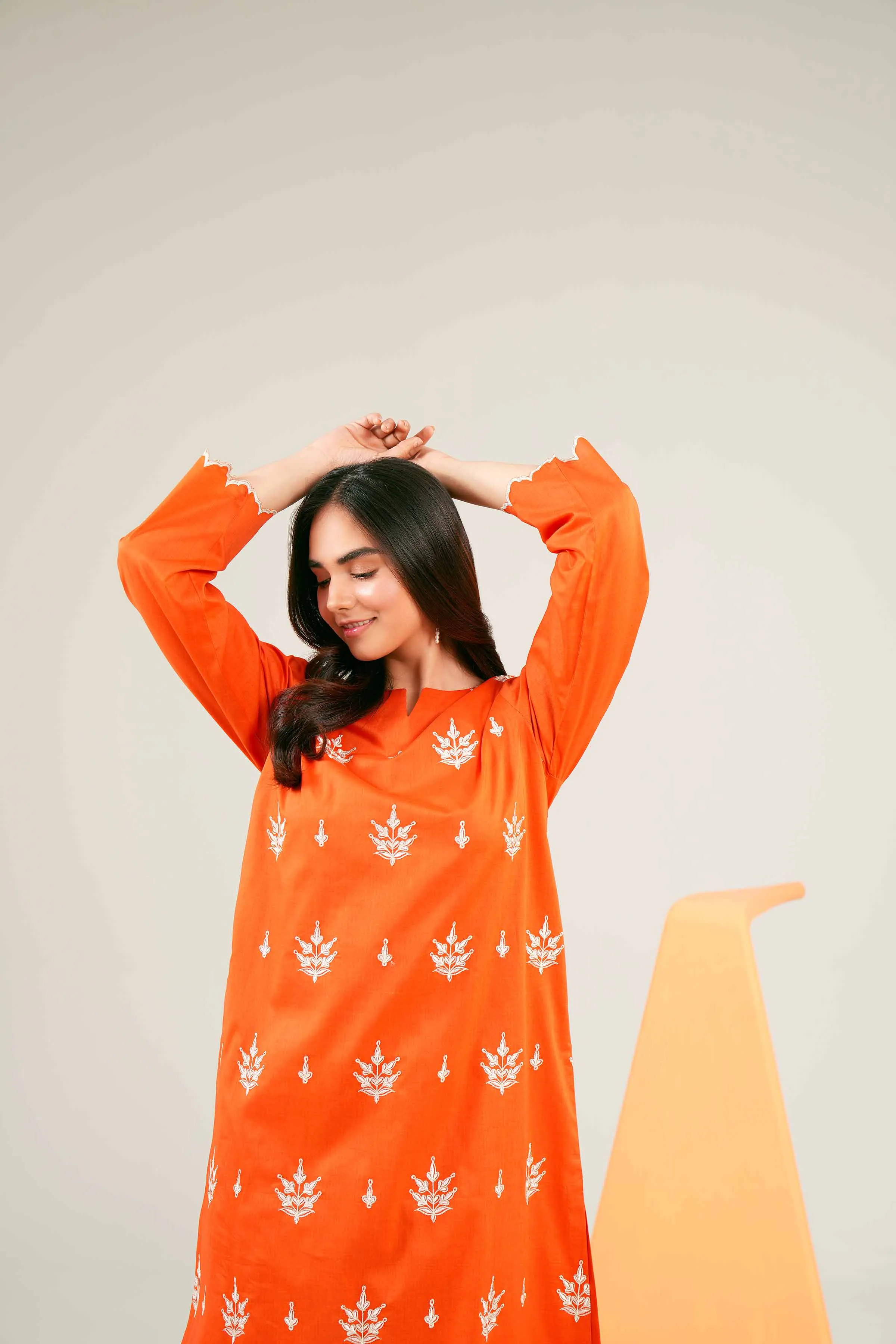 2 Piece - Embroidered Suit - PE24-60