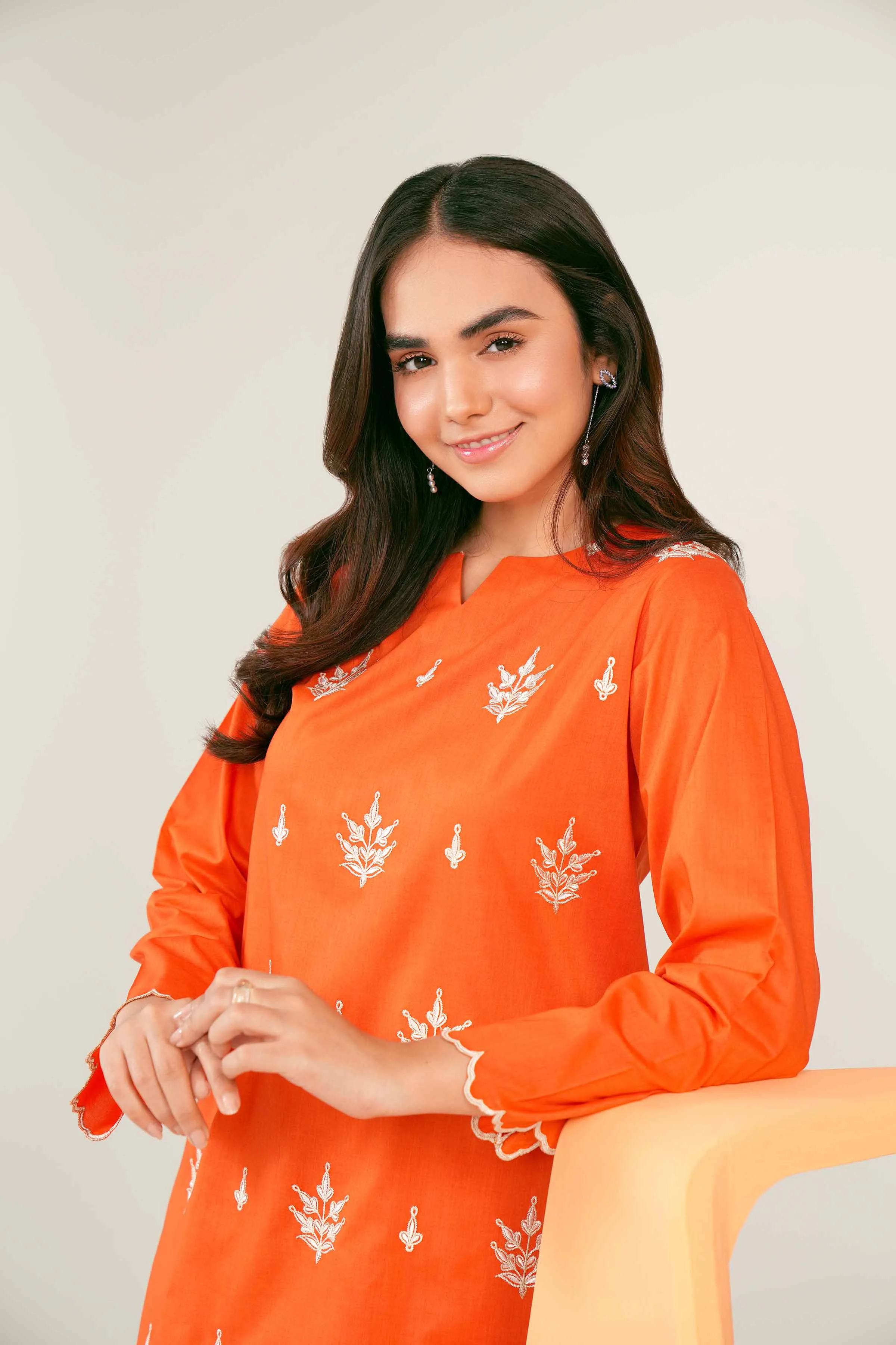 2 Piece - Embroidered Suit - PE24-60