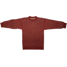 70s, Boiled Wool Knit, Jacquard Fair Isle, Alpine