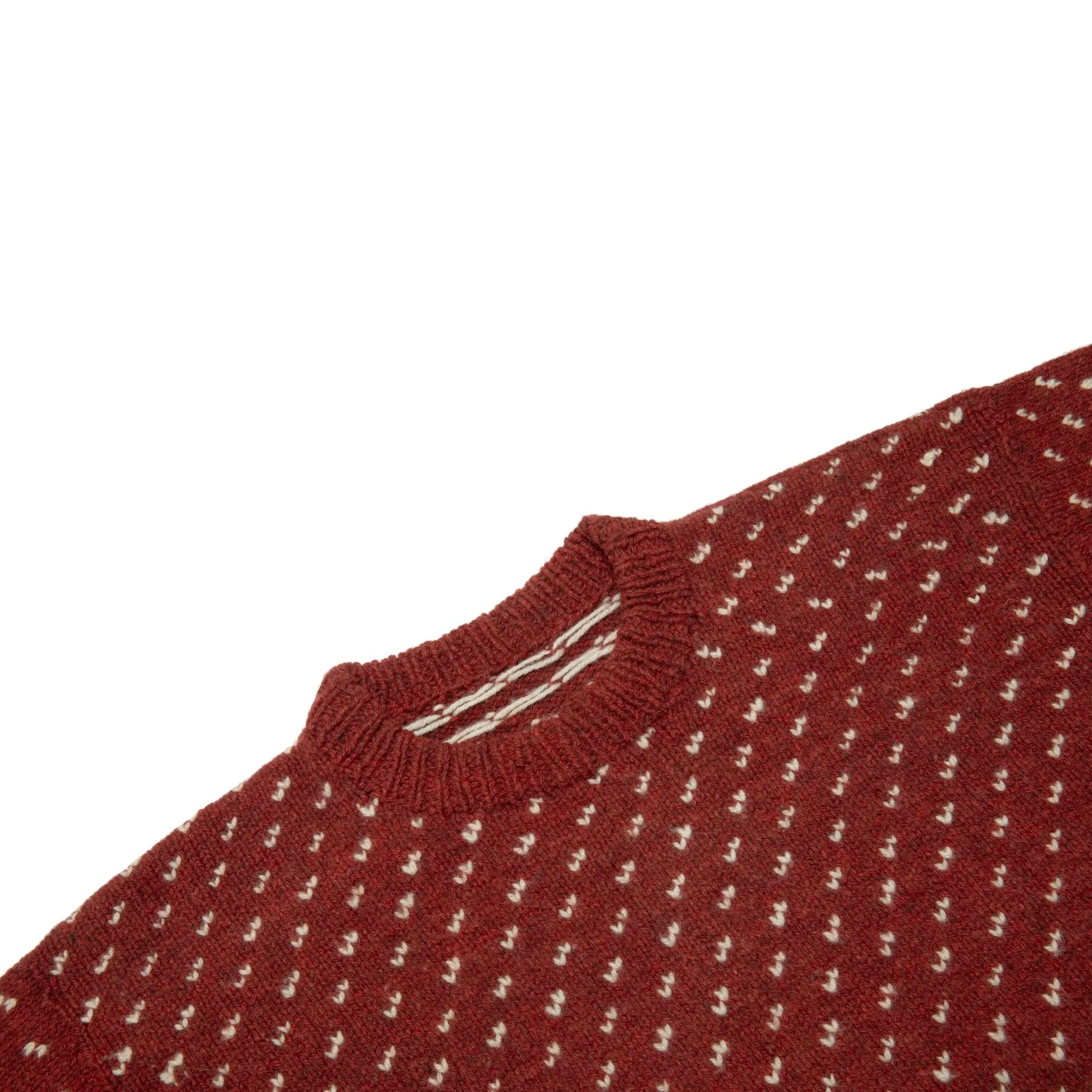 70s, Boiled Wool Knit, Jacquard Fair Isle, Alpine