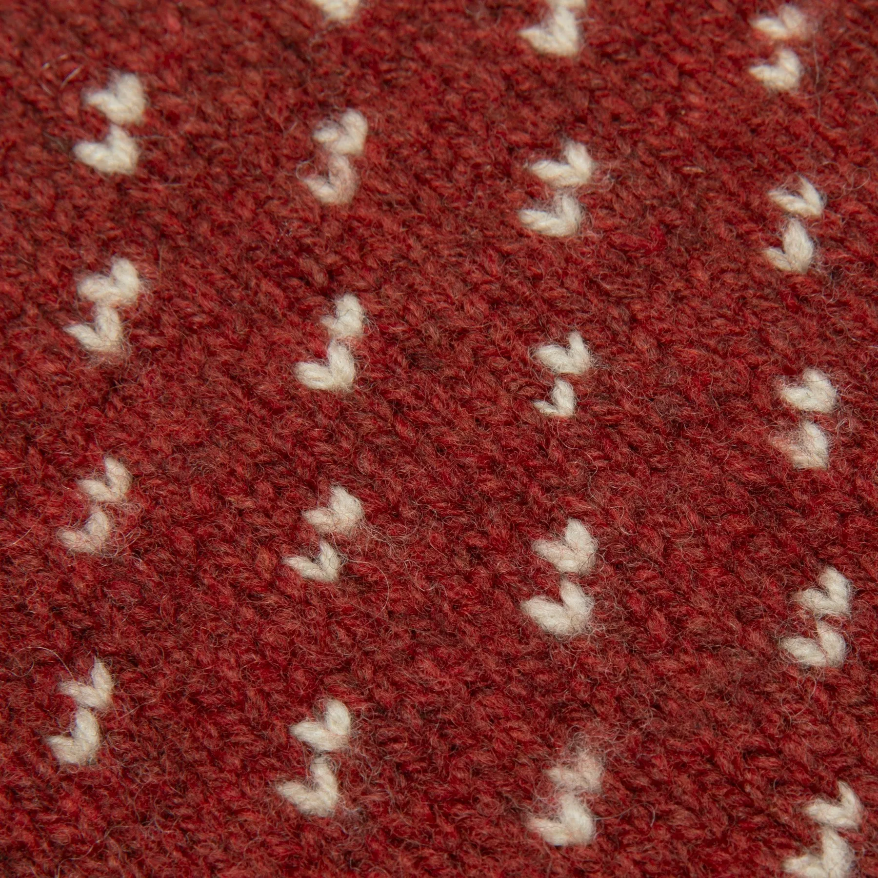 70s, Boiled Wool Knit, Jacquard Fair Isle, Alpine