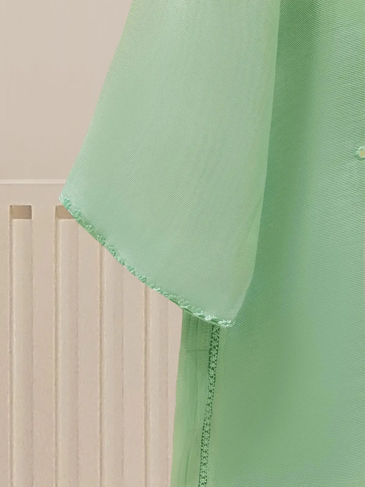 Agha Noor Pista Green Pure Cotton Net 2-Piece (Shirt   Trouser)