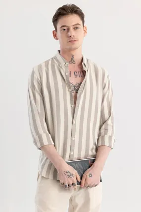 Aurora Grey Stripe Shirt