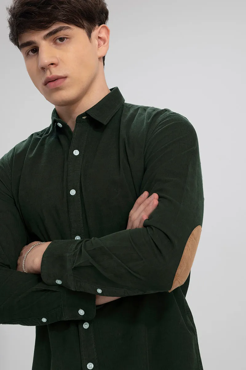 Stylish Olive Corduroy Shirt - Authentic and Trendy Casual Wear