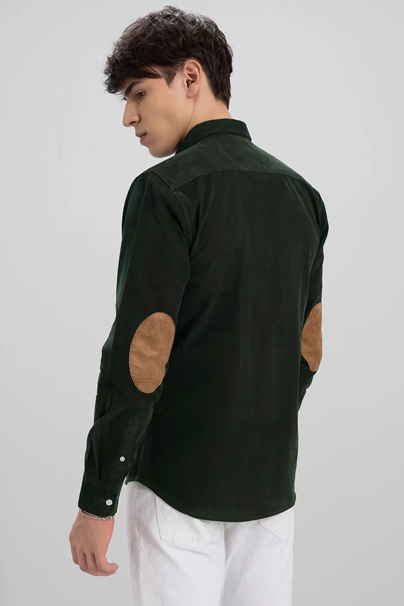 Stylish Olive Corduroy Shirt - Authentic and Trendy Casual Wear