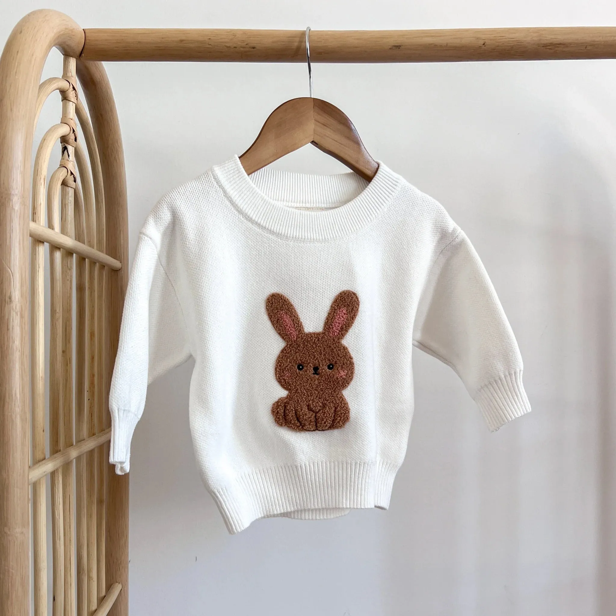 Boucle Bunny Knit Sweater | Blossom and Pear.