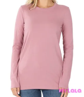Callie Crew Neck (Lt Rose)