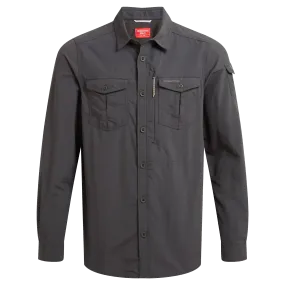 Craghoppers Men&#x27;s Nosilife Adventure Long Sleeved Shirt III Black Pepper | Buy Craghoppers Men&#x27;s Nosilife Adventure Long Sleeved Shirt III Black Pepper here | Outnorth