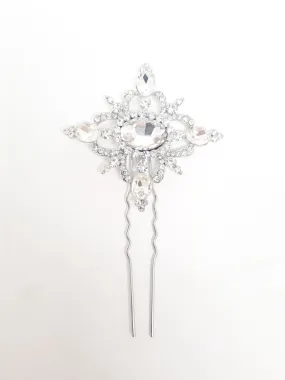 Crystal Diamanté Vintage Style Hair Pin