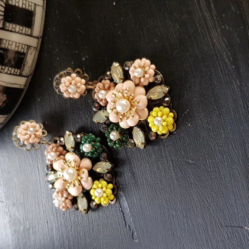 Earring Antique Floral