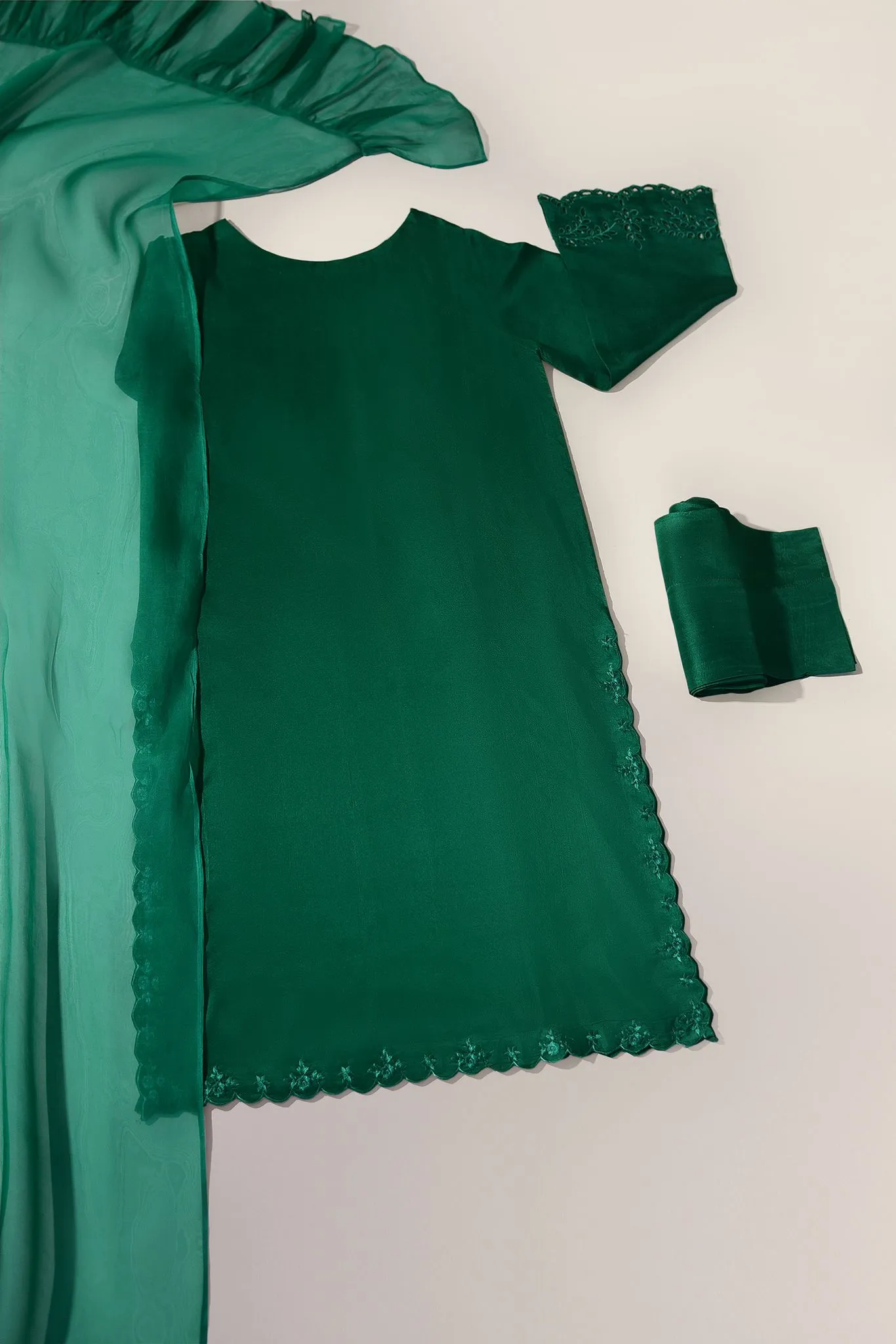 Emerald cutwork