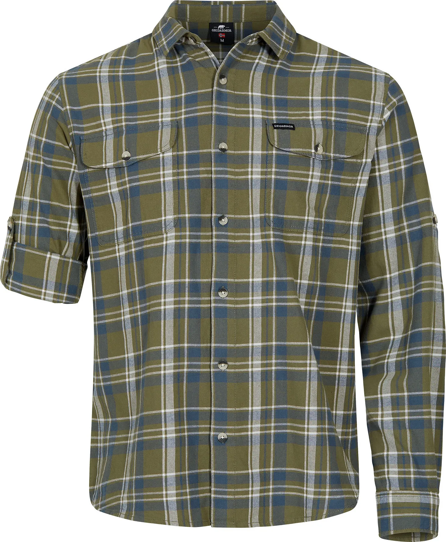 Gridarmor Maurset LS Shirt Men&#x27;s Winter Moss | Buy Gridarmor Maurset LS Shirt Men&#x27;s Winter Moss here | Outnorth