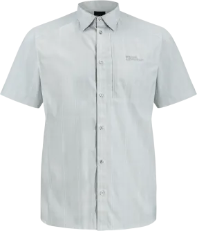 Jack Wolfskin Men&#x27;s Norbo Short Sleeve Shirt Cool Grey Check | Buy Jack Wolfskin Men&#x27;s Norbo Short Sleeve Shirt Cool Grey Check here | Outnorth
