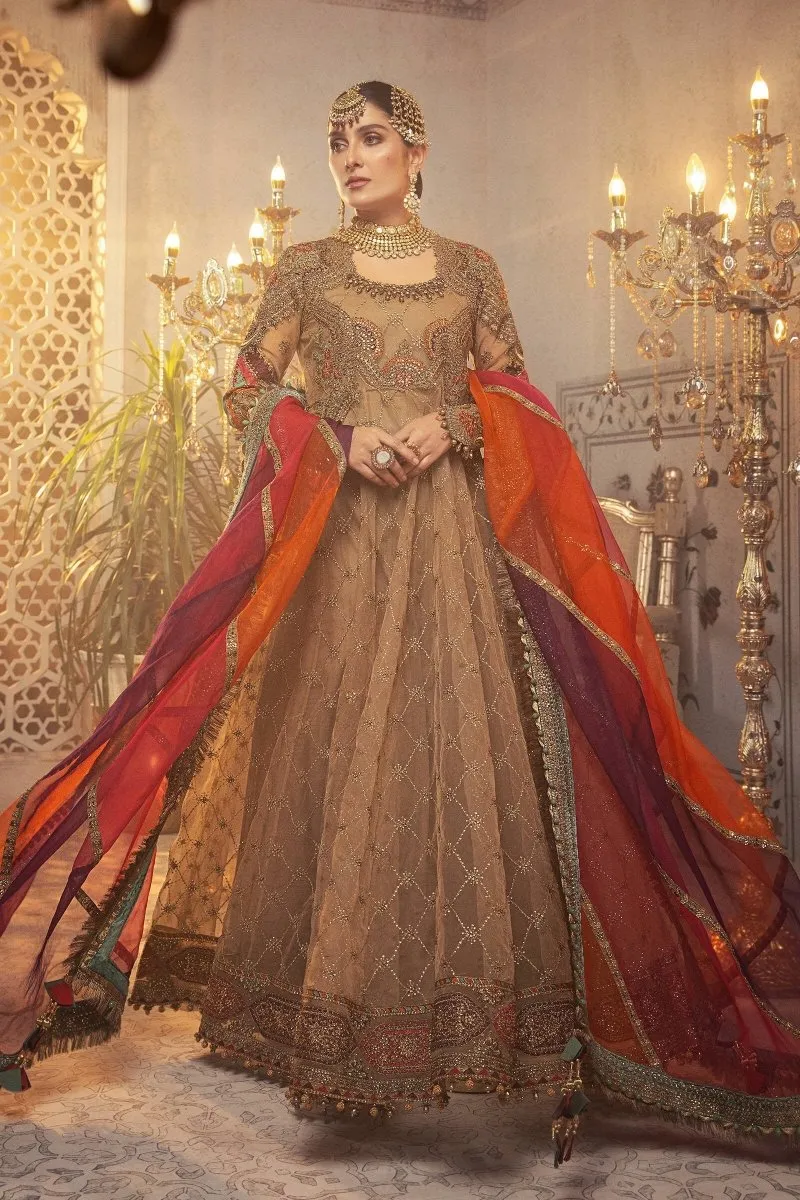 Maria B Mbroidered Vintage Gold Chata Patti BD-2308