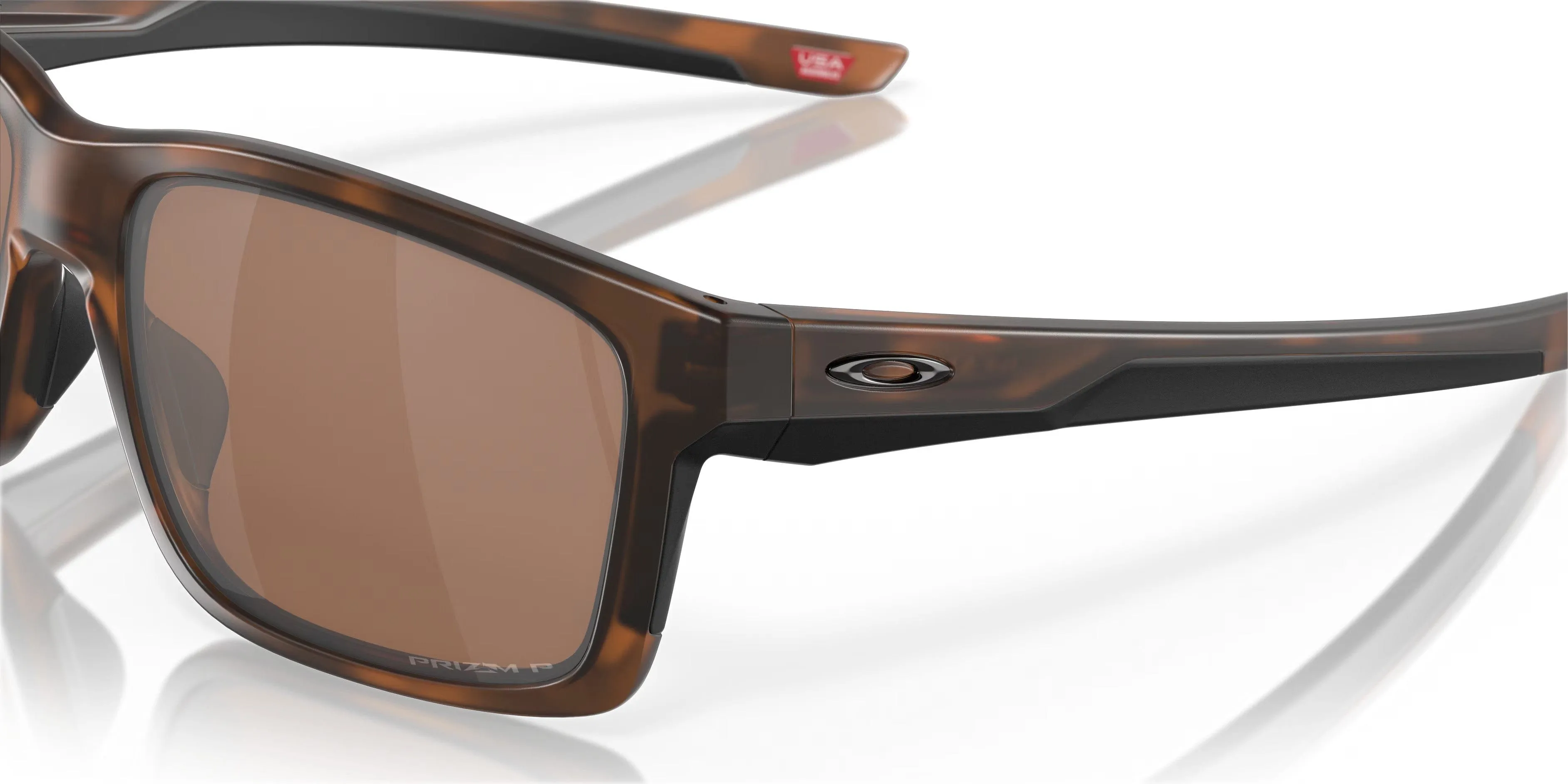 Oakley 0OO9264 926449 Mainlink Matte brown tortoise Rectangle Sunglasses
