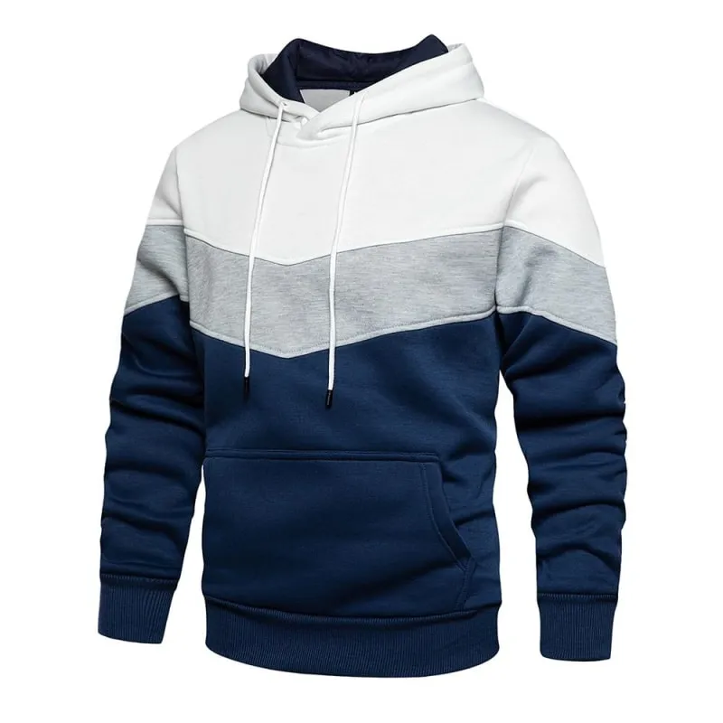 Patchwork Hoodies For Men