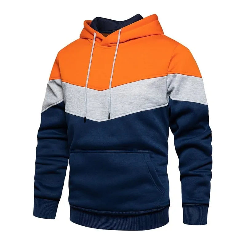 Patchwork Hoodies For Men