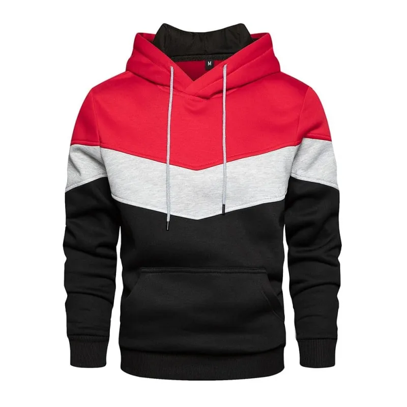 Patchwork Hoodies For Men