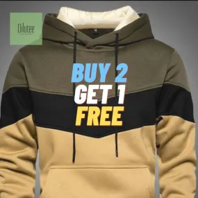Patchwork Hoodies For Men