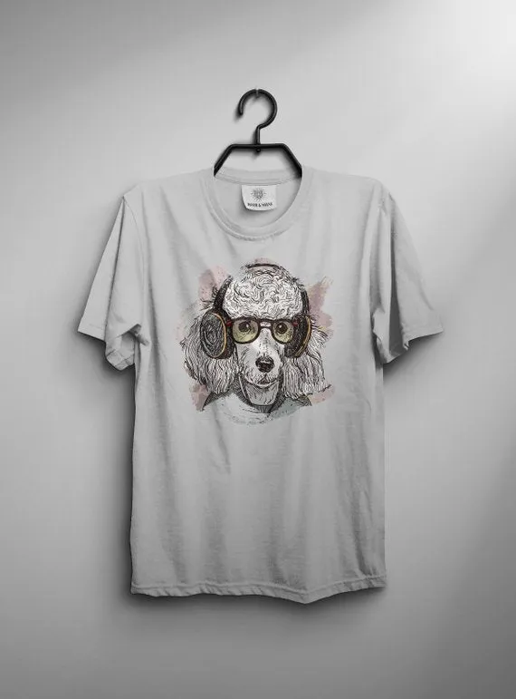 Poodle Shirt Poodle Print Poodle Painting Poodle