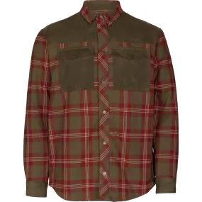 Seeland Men&#x27;s Vancouver Shirt Red Check | Buy Seeland Men&#x27;s Vancouver Shirt Red Check here | Outnorth
