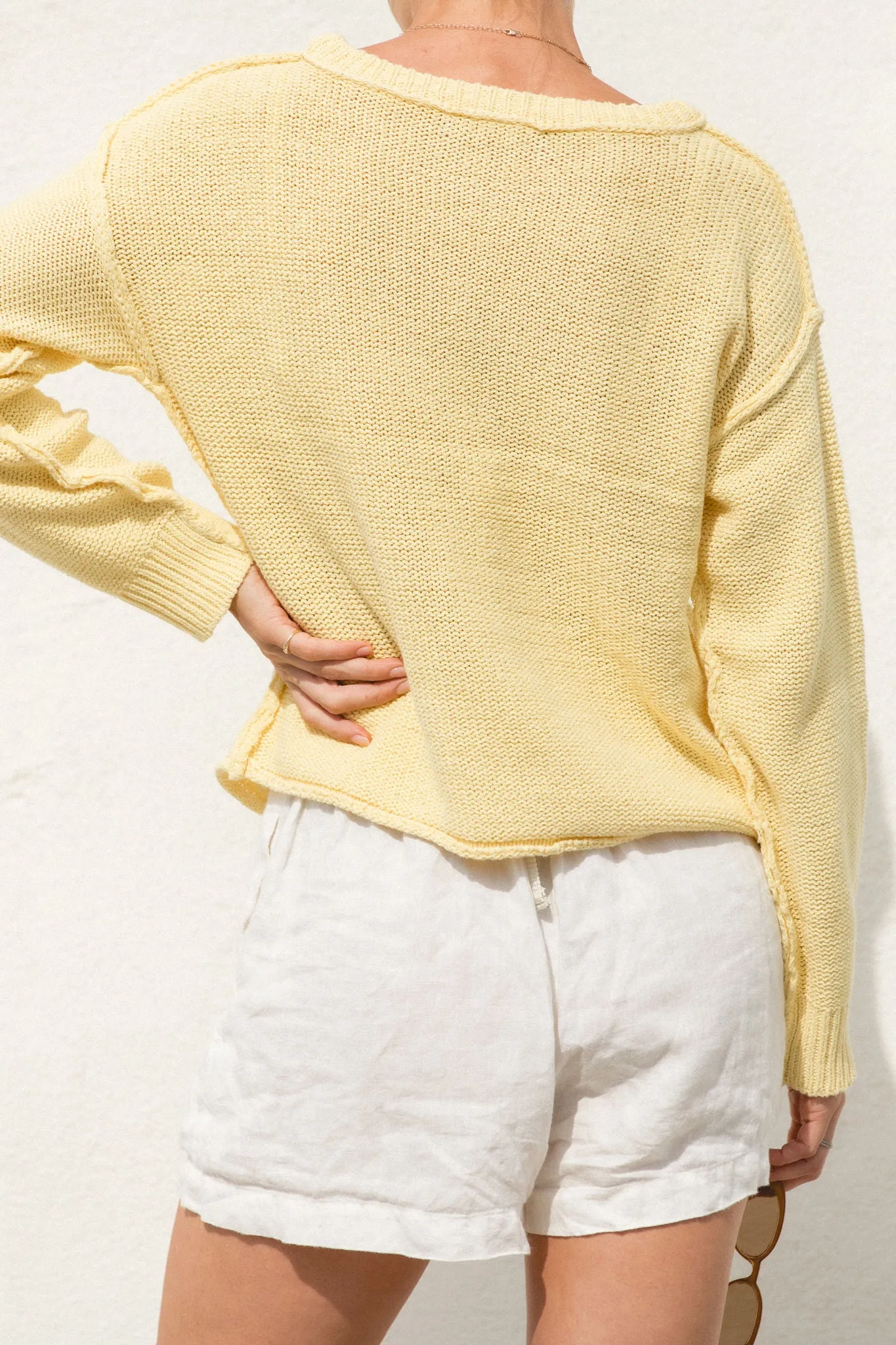 Sunrise Cotton Knit Sweater