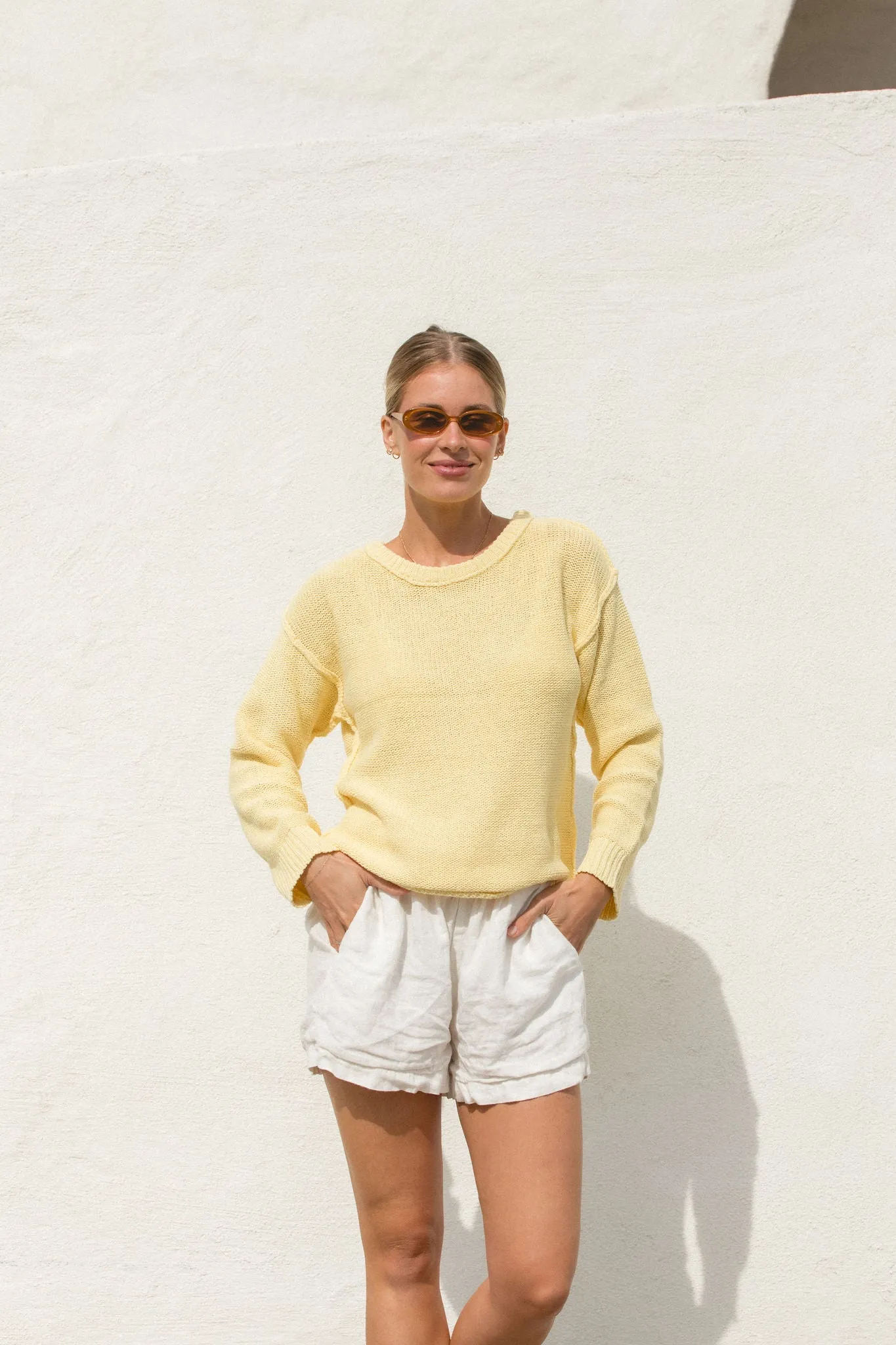 Sunrise Cotton Knit Sweater