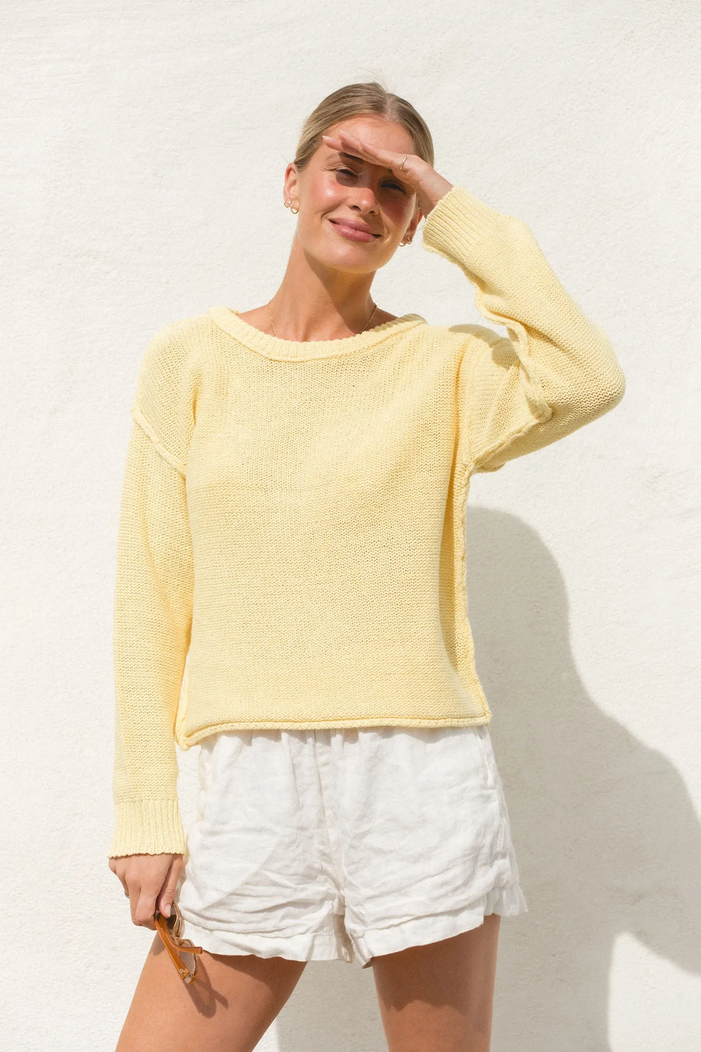 Sunrise Cotton Knit Sweater