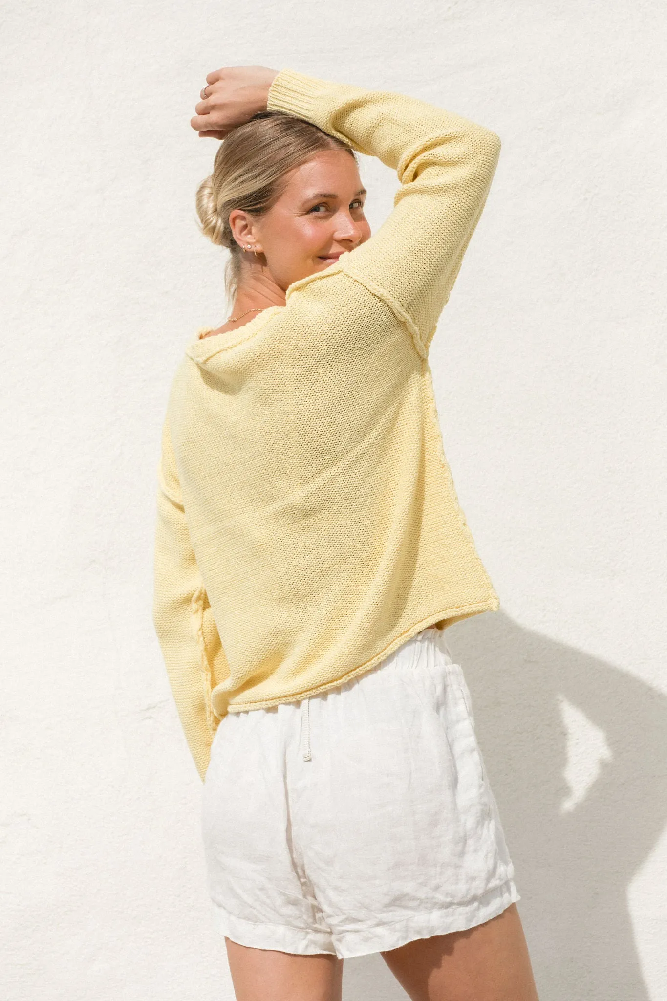 Sunrise Cotton Knit Sweater