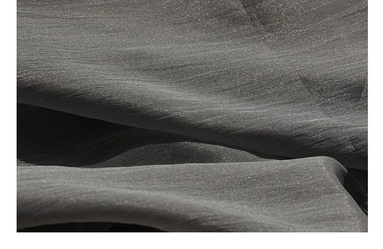 SUSHE  2023 early spring gray retro loose shirt - Cariyt