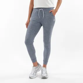 Heathered Steel Grey/White Tempo Performance Joggers