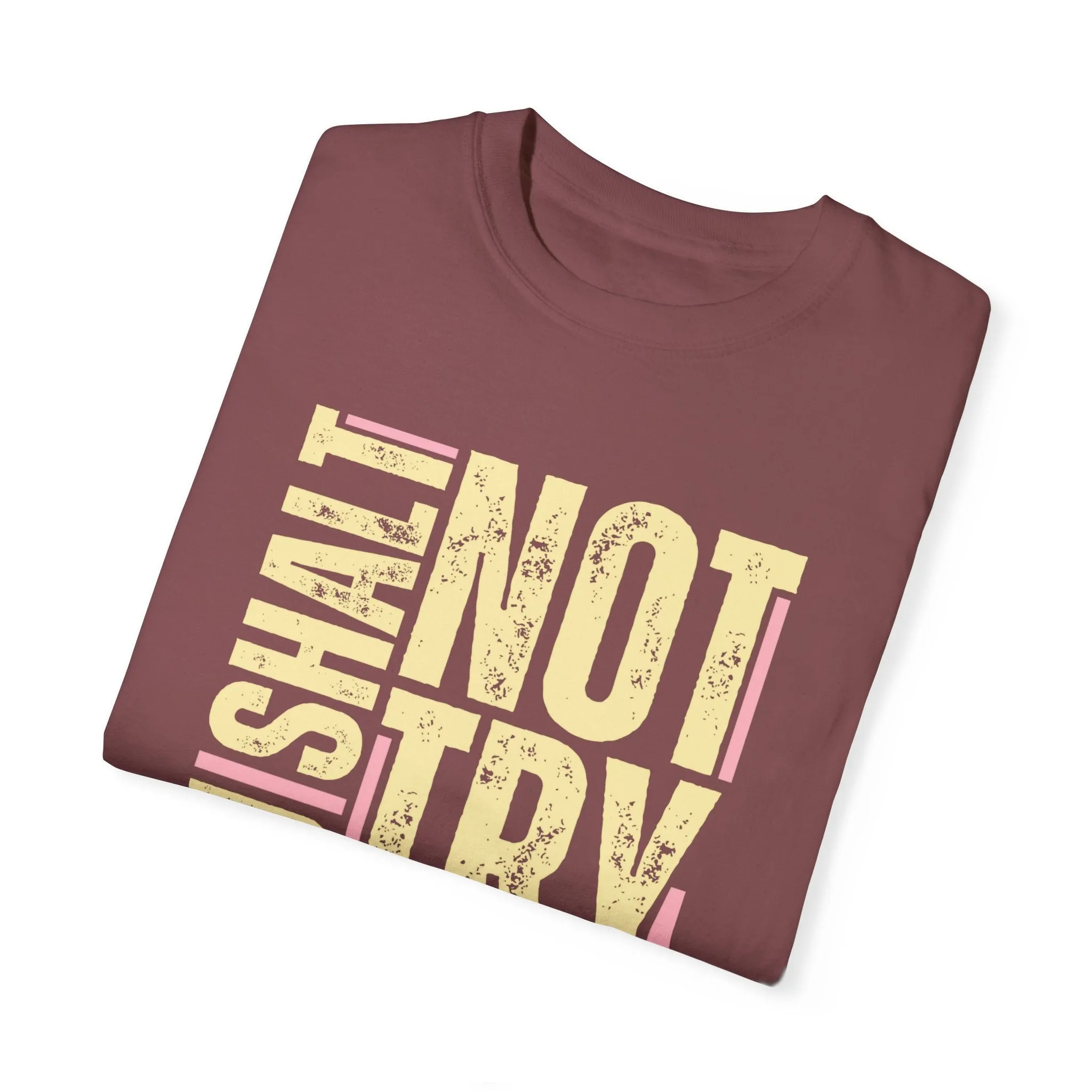 Thou Shalt Not Try Me Women's Comfort Colors T-Shirt