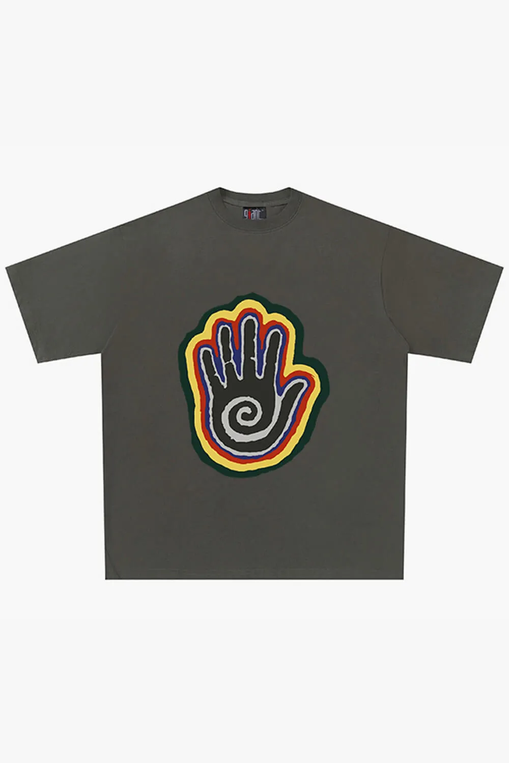 Tribal Spiral Hand Retro T-Shirt