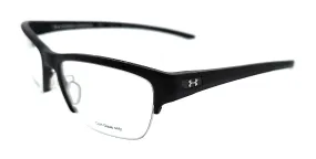 UNDER ARMOUR UA 5001/G 003 Matte Black Rectangular Sunglasses