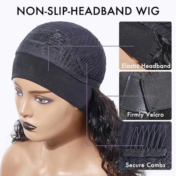 VIP ONLY | Affordable Headband Bob Wig 100% Human Hair (Get 2 Free Trendy Headbands)